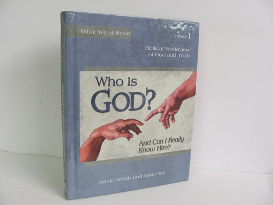 Who is God? Apologia Student Book Pre-Owned Webb Elementary Bible Books