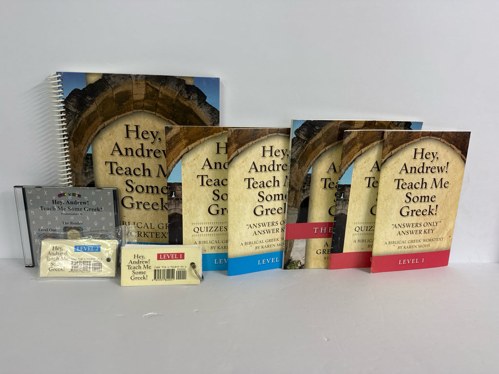 Hey, Andrew! Teach Me Some Greek! Greek & Stuff Set Pre-Owned Other Languages