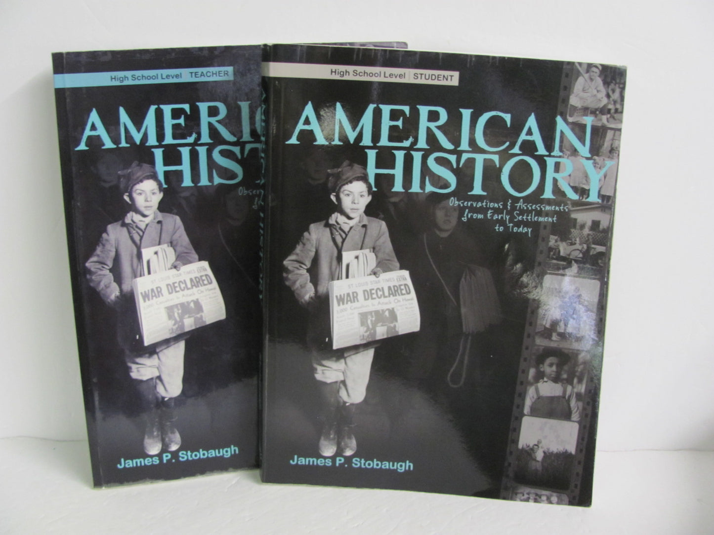 American History Master Books Set  Pre-Owned Stobaugh History Textbooks