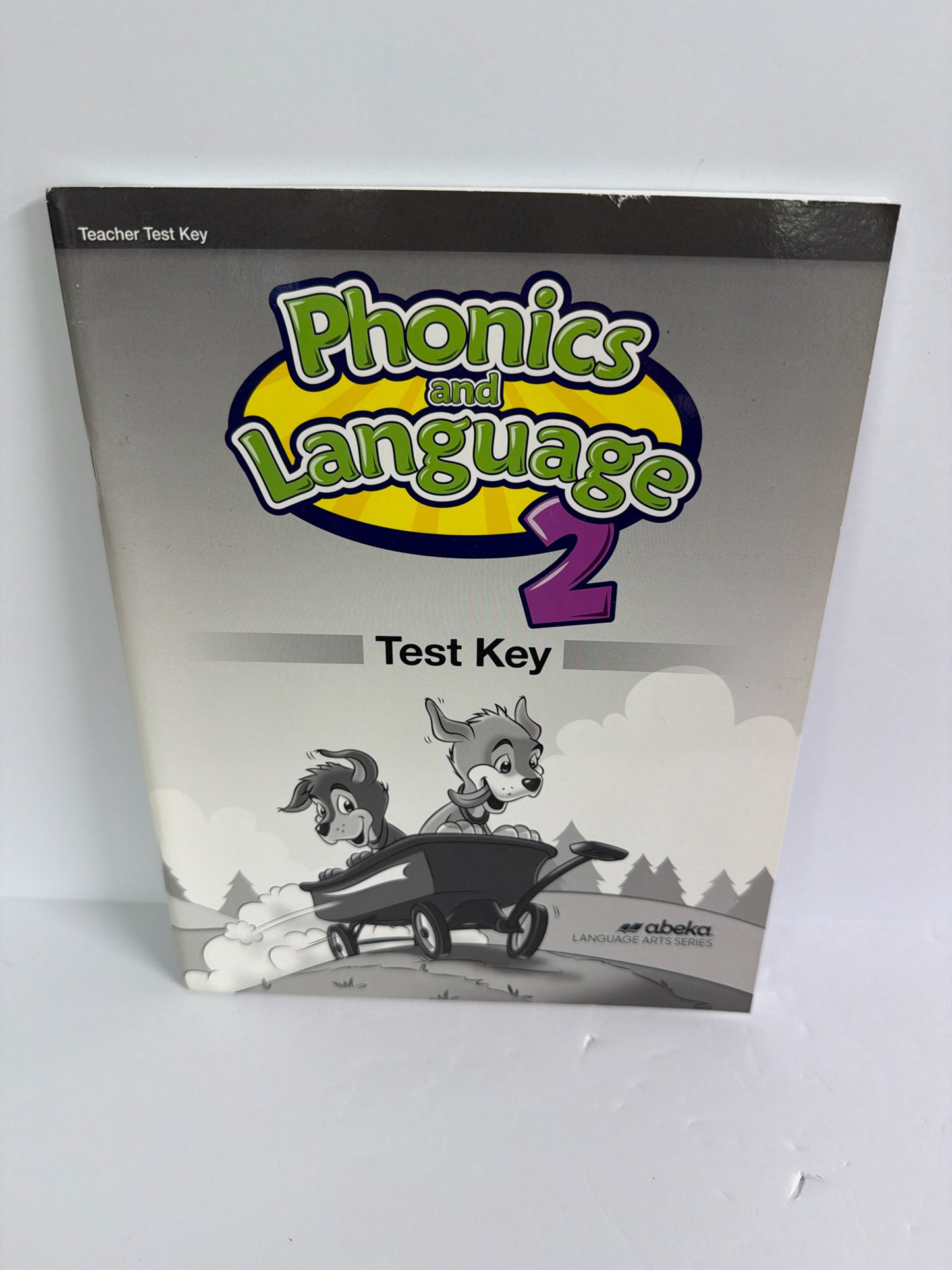 Phonics and Language 2 Abeka Test Key Pre-Owned 2nd Grade Language Textbooks