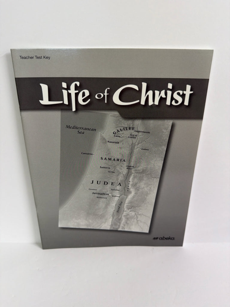 Life of Christ Abeka Test Key Pre-Owned 7th Grade Bible Textbooks