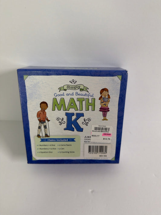 Math K The Good and the Beautiful Manipulative Set Pre-Owned Good and Beautiful