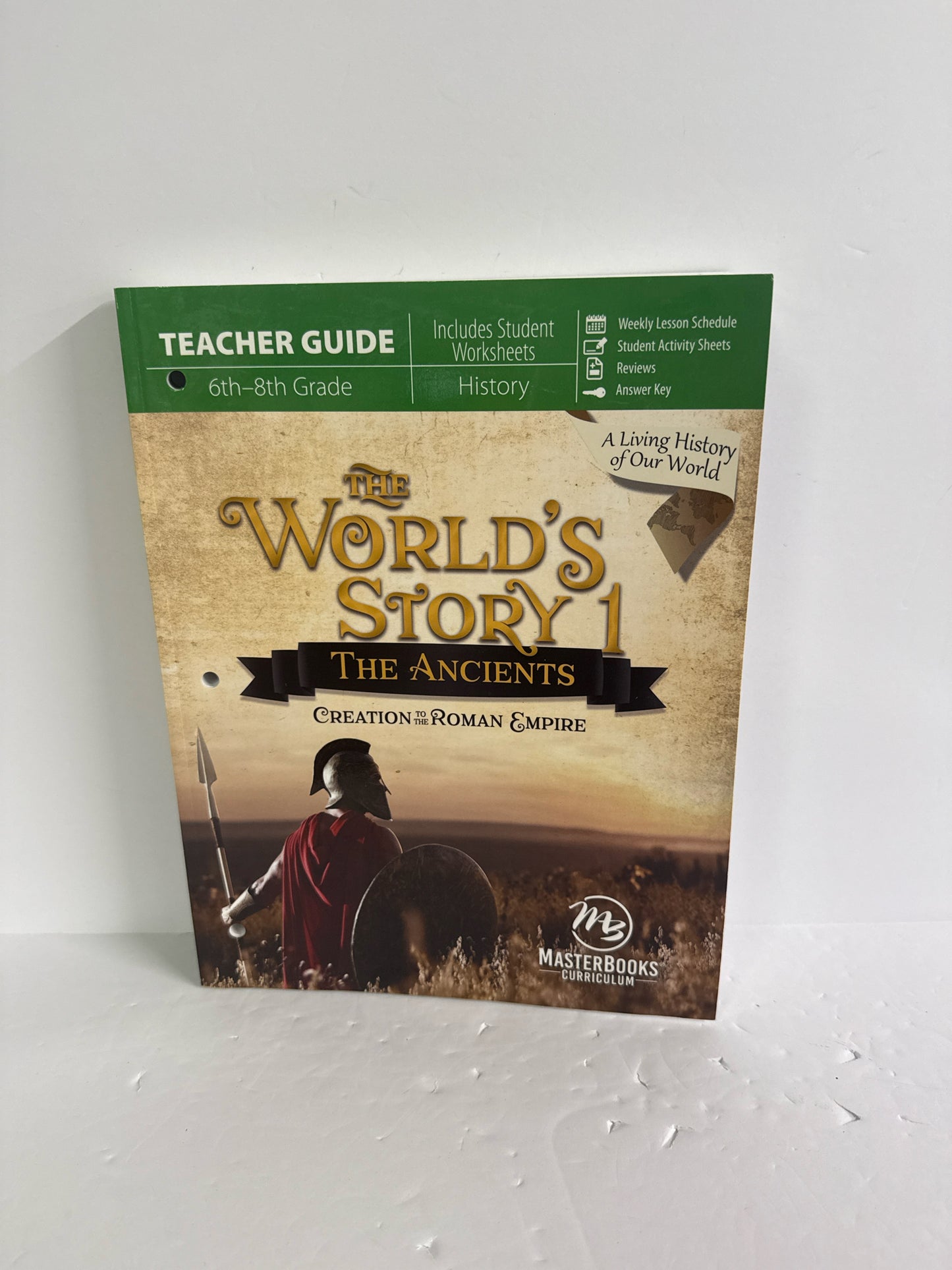 The World's Story 1 MasterBooks Teacher Guide Pre-Owned History Textbooks