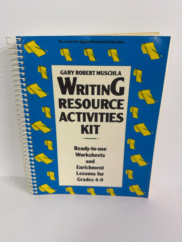 Writing Resource Activities Kit Center for Applied Pre-Owned Educator Resources