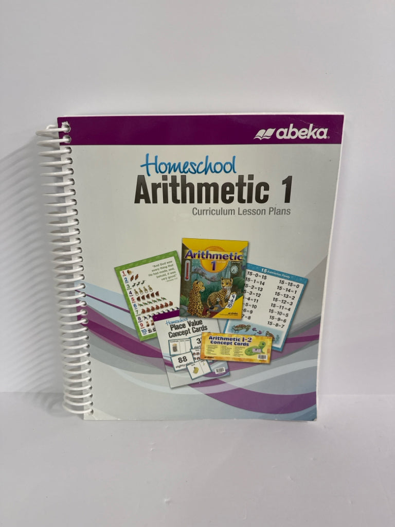 Arithmetic 1 Abeka Curriculum/Lesson Plan Pre-Owned Mathematics Textbooks