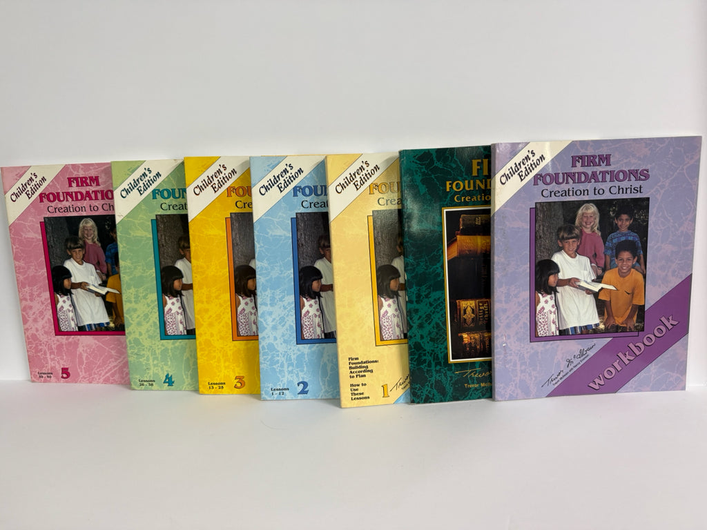 Firm Foundations New Tribes Mission Set Pre-Owned Elementary Bible Textbooks