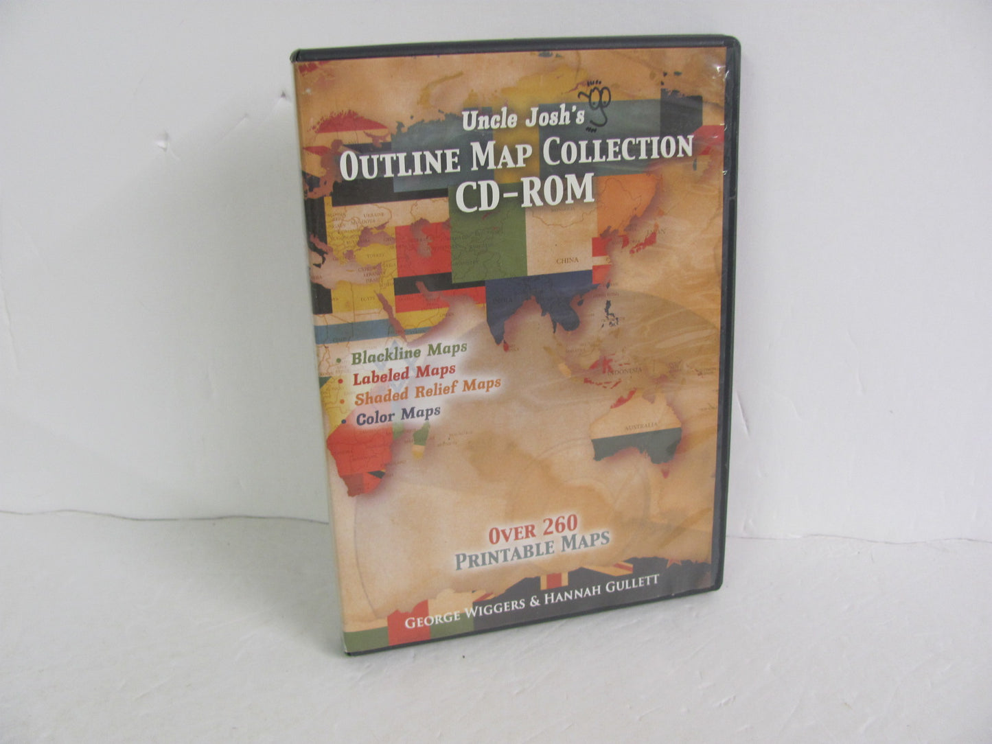 Uncle Josh's Outline Map Book CD-Rom Pre-Owned Wiggers Geography Books