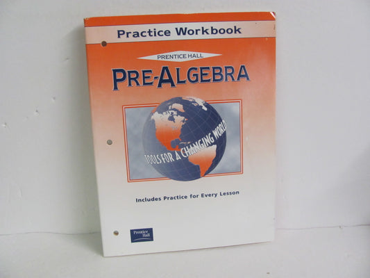 Pre Algebra Prentice Hall Workbook  Pre-Owned 8th Grade Mathematics Textbooks