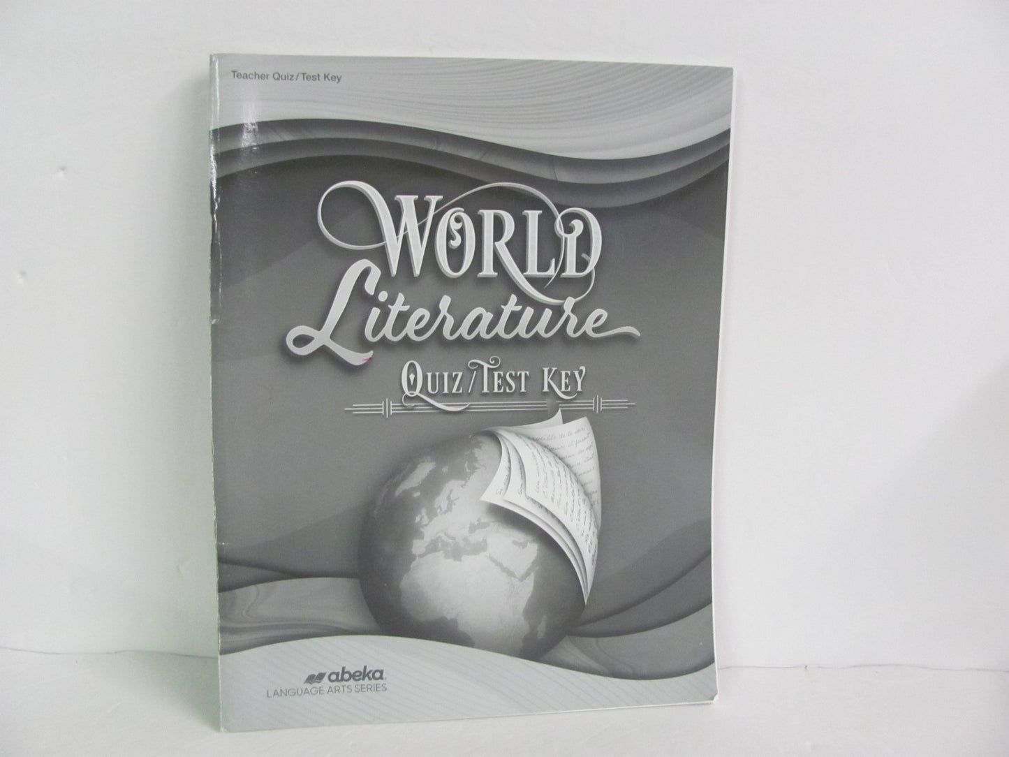 World Literature Abeka Quiz/Test Key Pre-Owned 10th Grade Reading Textbooks