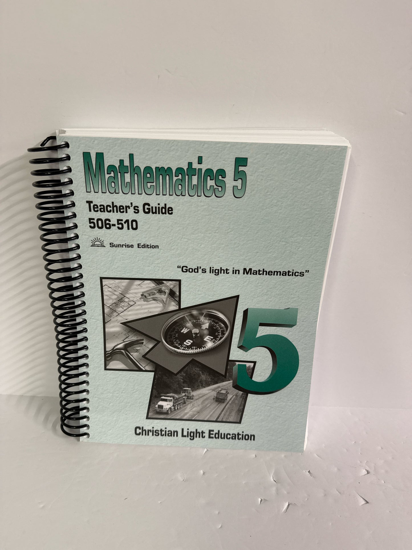 Math 5 Christian Light Teacher Guide Pre-Owned 5th Grade Mathematics Textbooks