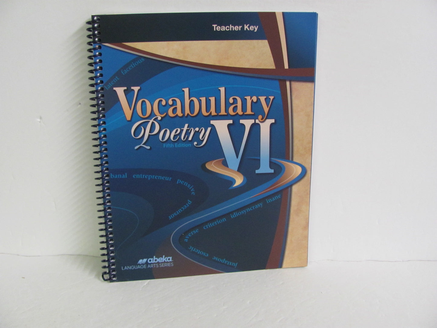 Vocabulary Poetry VI Abeka Teacher Key Pre-Owned 12th Grade Language Textbooks