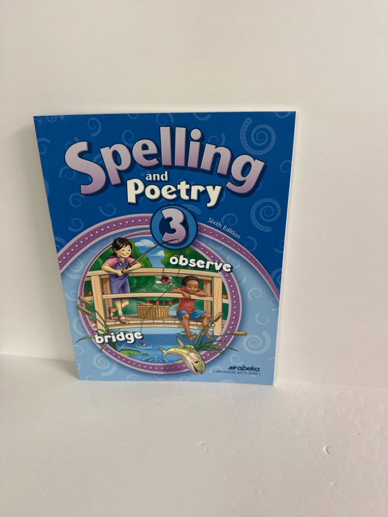 Spelling & Poetry Abeka Student Workbook Pre-Owned 3rd Grade Language Textbooks