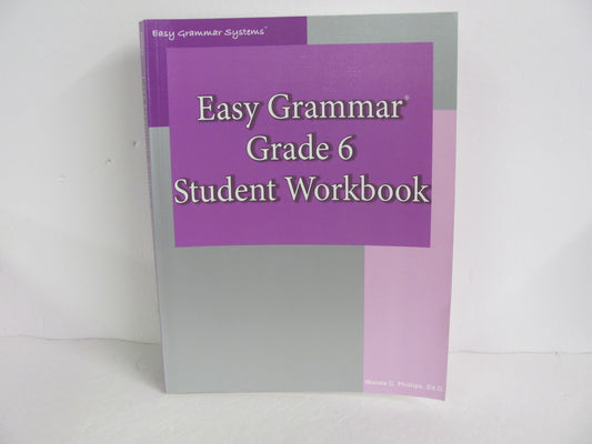 Easy Grammar 6 ISHA Enterprises Student Workbook Pre-Owned Language Textbooks