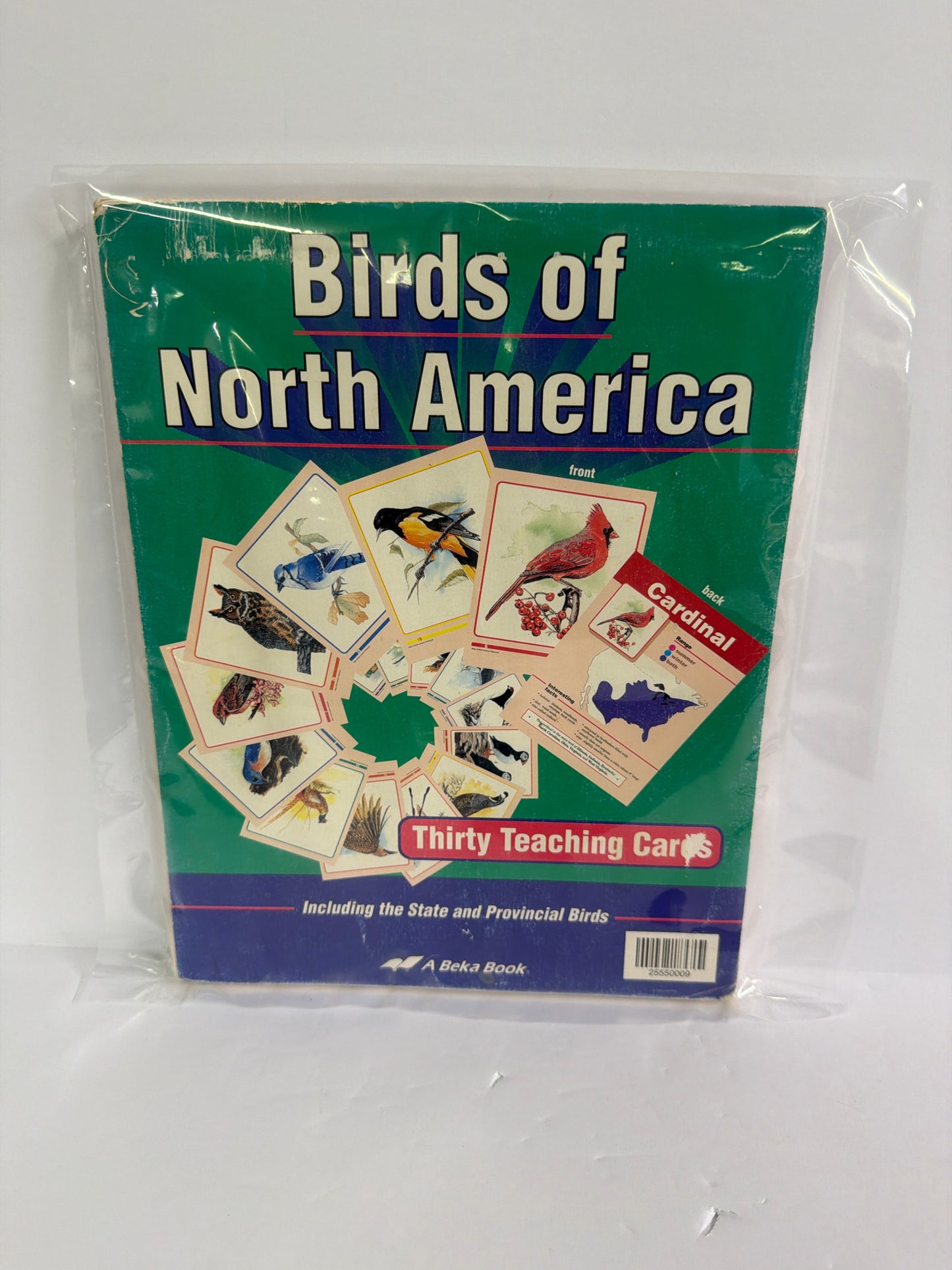 Birds of North America Abeka Cards Pre-Owned 4th Grade Science Textbooks