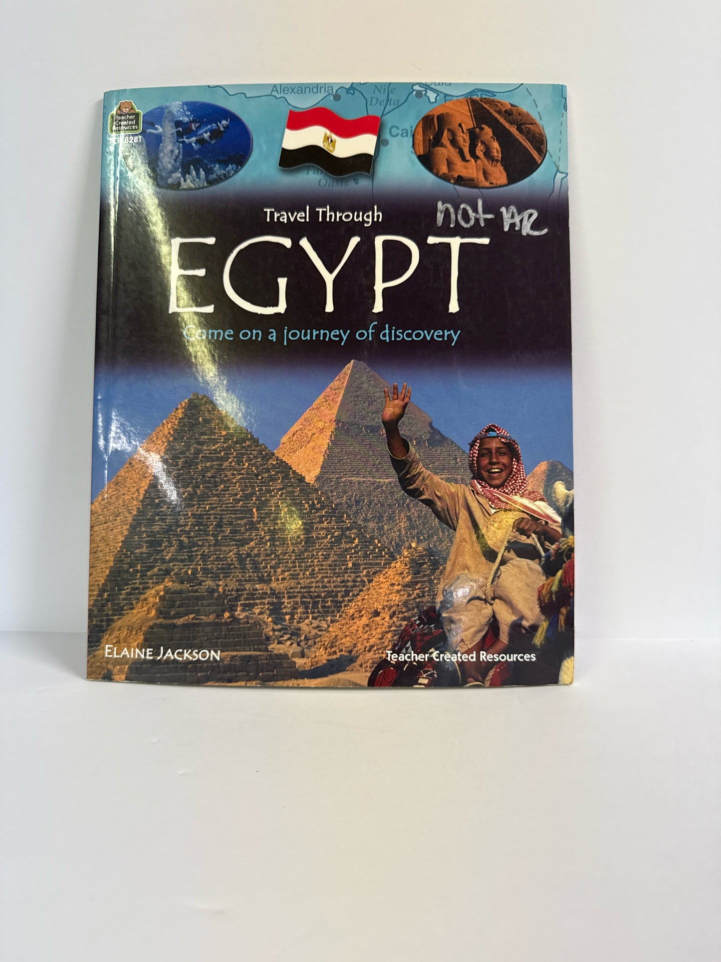 Travel Through Egypt Teacher Created Pre-Owned Elaine Jackson Geography Books