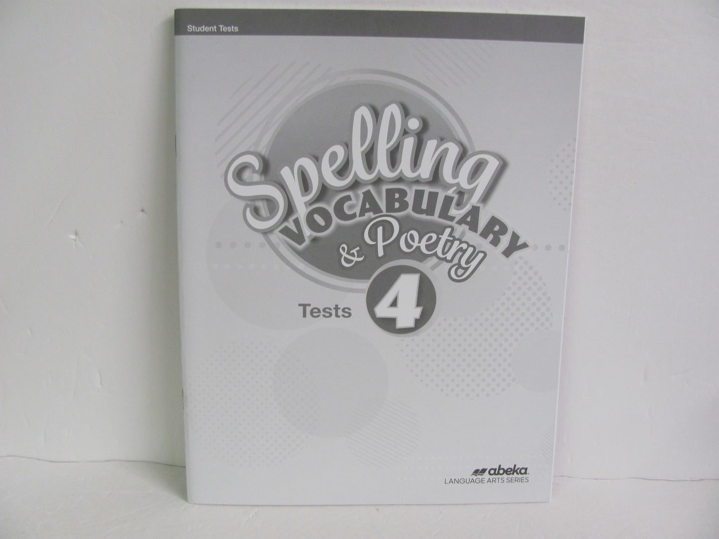 Spelling Vocabulary & Poetry Abeka Tests Pre-Owned Spelling/Vocabulary Books