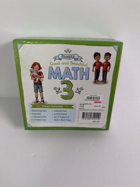 Math 3 The Good and the Beautiful Manipulative Set Pre-Owned Good and Beautiful
