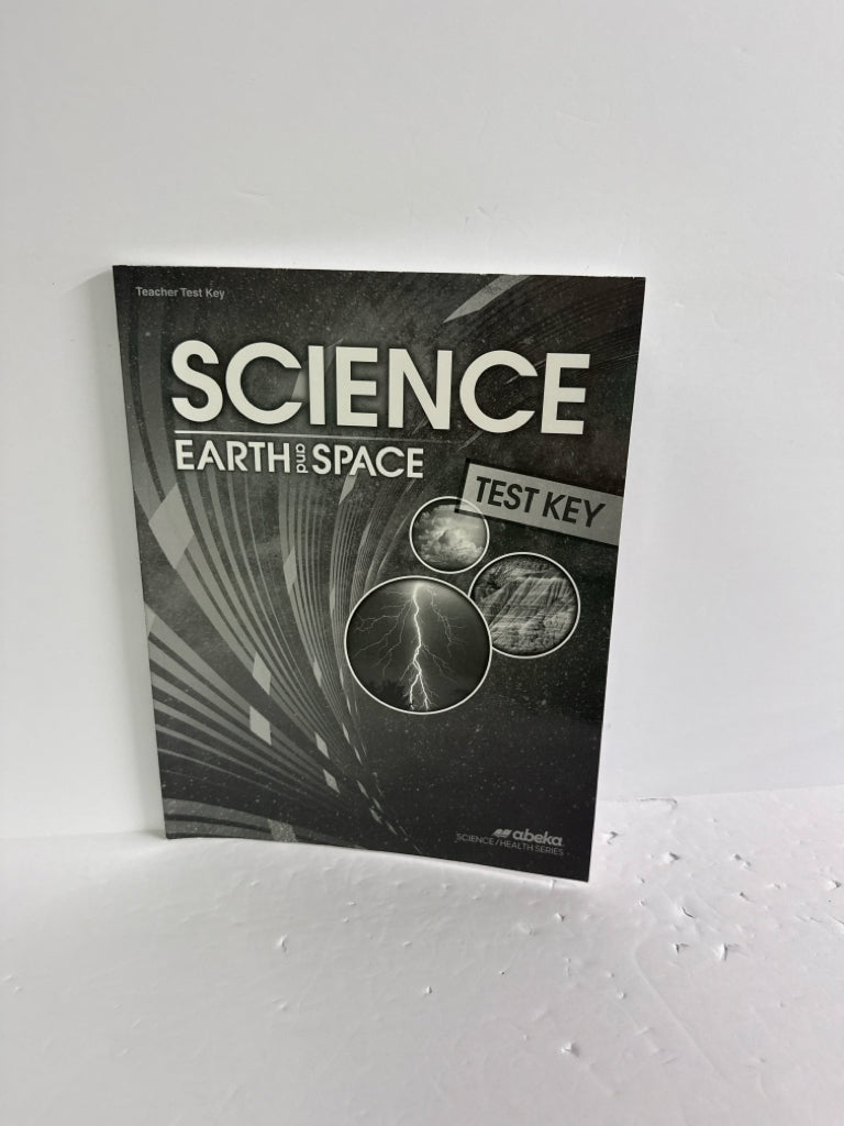 Earth and Space Abeka Test Key Pre-Owned 8th Grade Science Textbooks