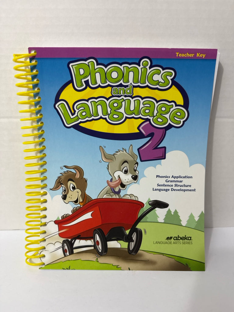 Phonics and Language 2 Abeka Teacher Key Pre-Owned 2nd Grade Language Textbooks