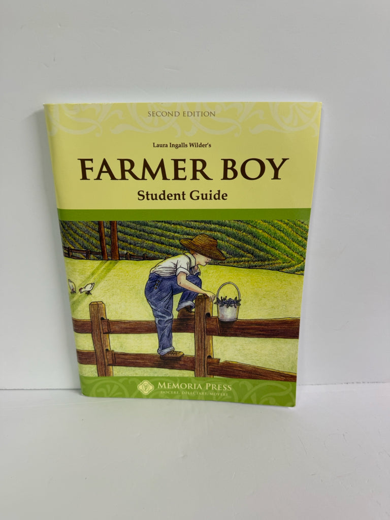 Farmer Boy Memoria Press Student Guide Pre-Owned Elementary Memoria Press
