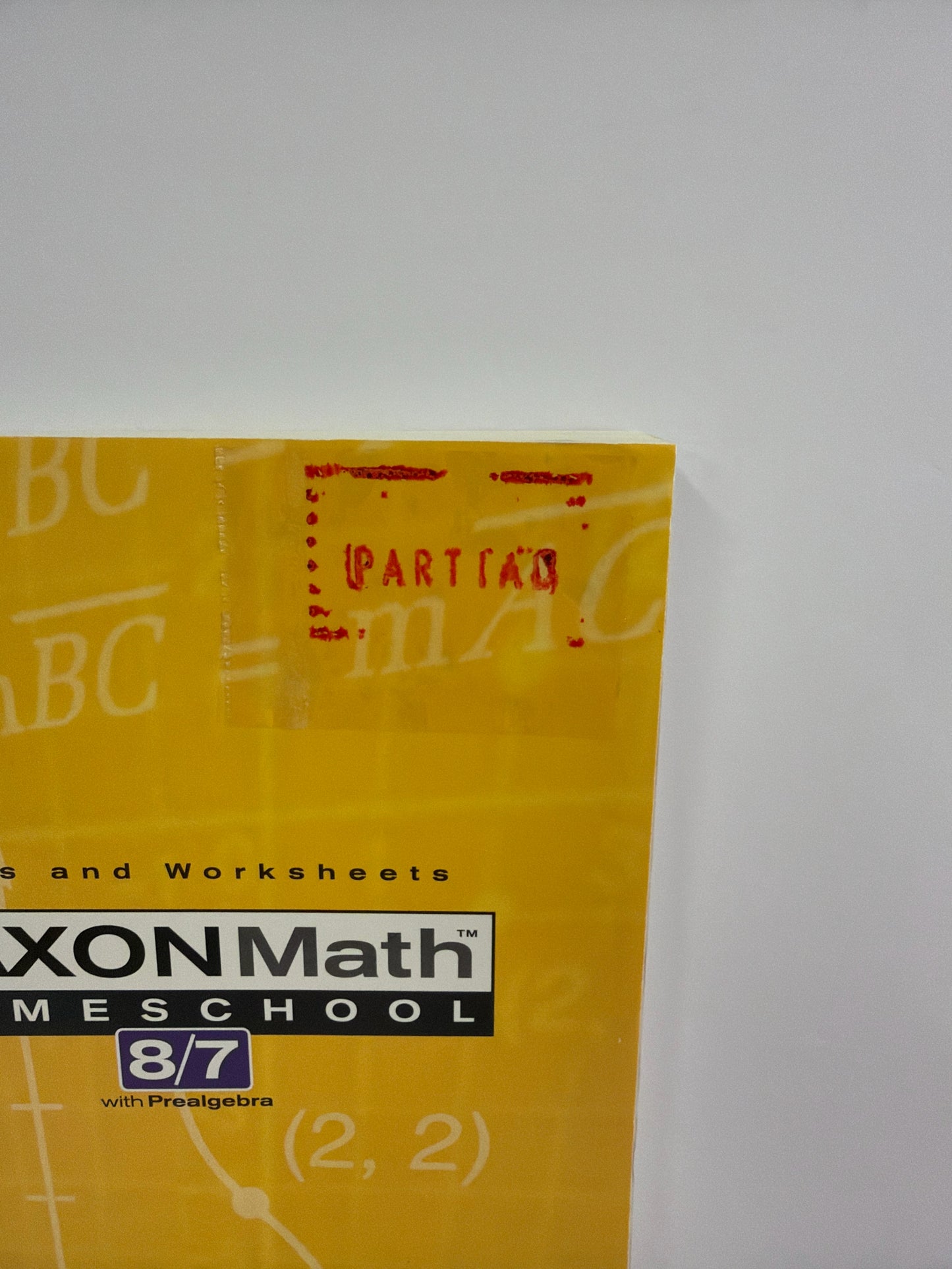 Math 87 Saxon Tests and Worksheets Pre-owned Hake Mathematics Textbooks