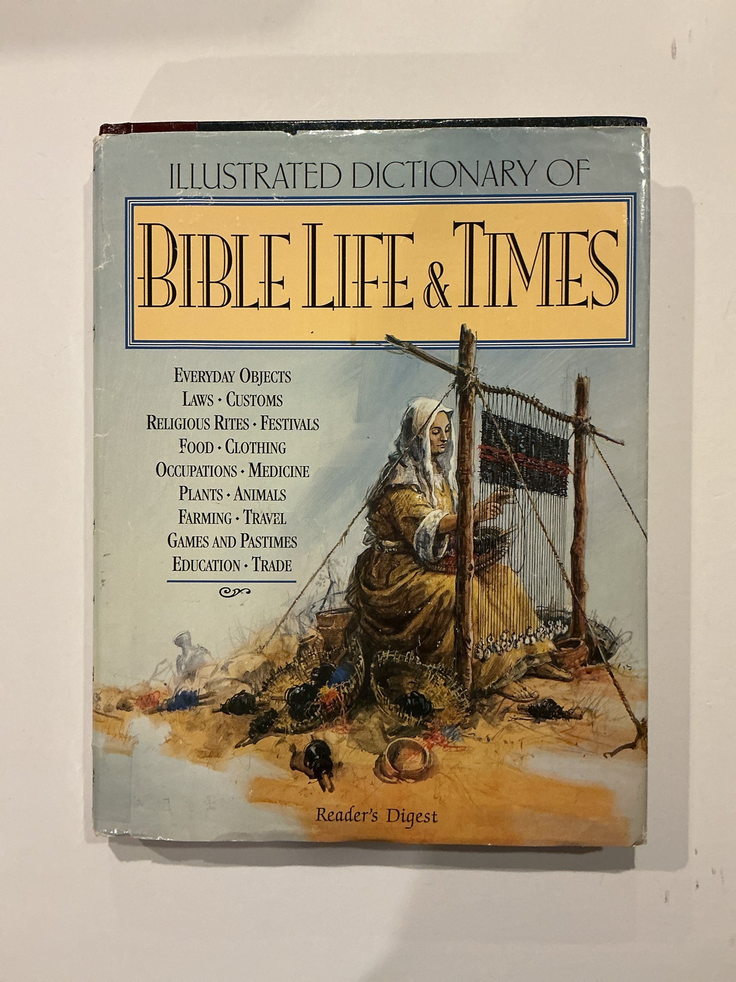 Illustrated Dictionary of Bible Lif Readers Digest Pre-Owned Bible Books