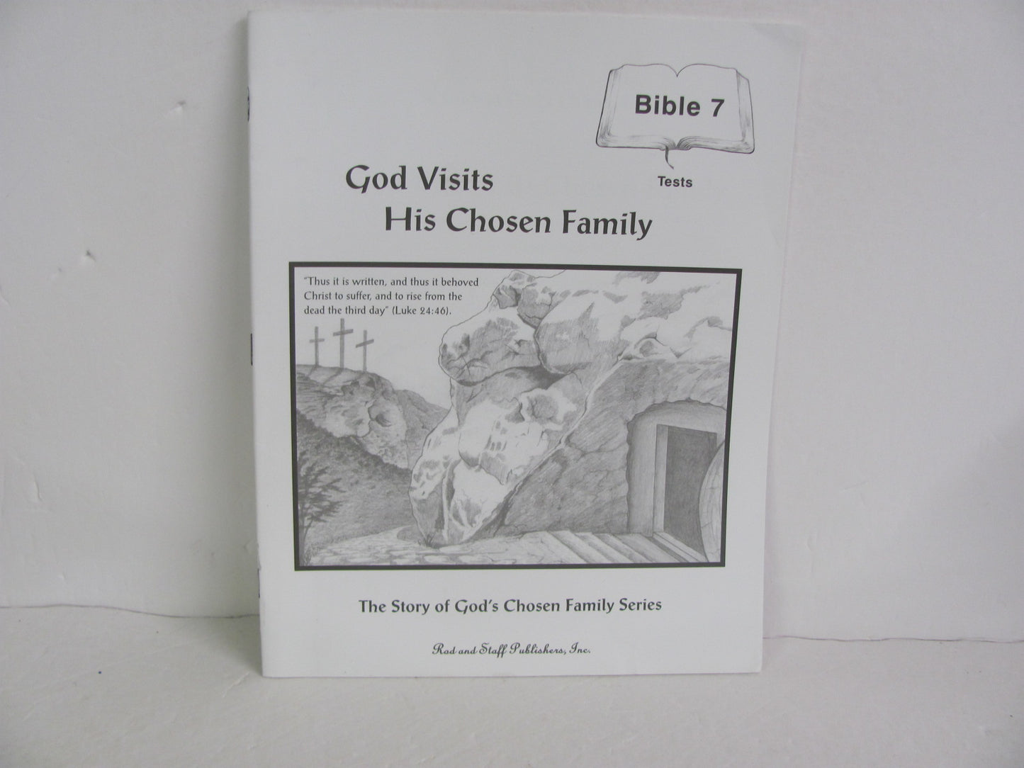 God Visits His Chosen Family Rod & Staff Tests Pre-Owned Bible Textbooks