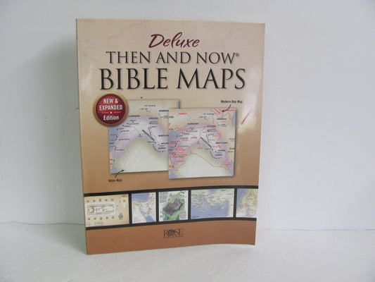 Then and Now Bible Maps Rose Pub Pre-Owned Bible Books