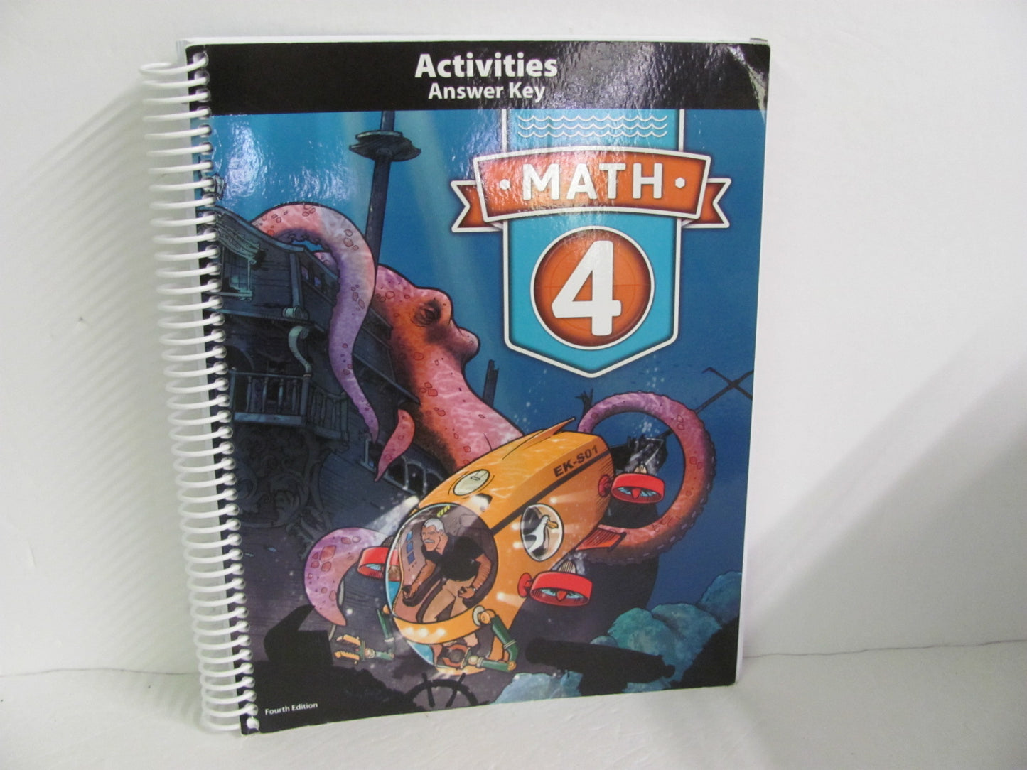 Math 4 BJU Press Activity Key Pre-Owned 4th Grade Mathematics Textbooks
