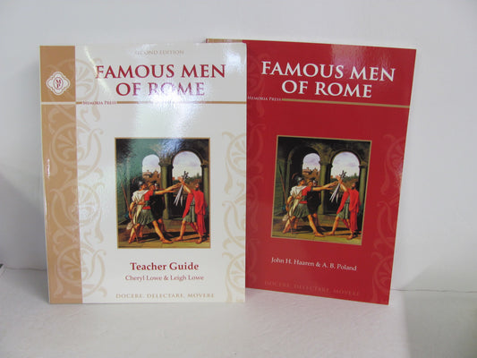 Famous Men of Rome Memoria Press Set  Pre-Owned Haaren Ancient Egypt/Rome/Greece