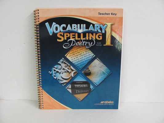 Vocabulary Spelling Poetry I Abeka 7th Grade Spelling/Vocabulary Books