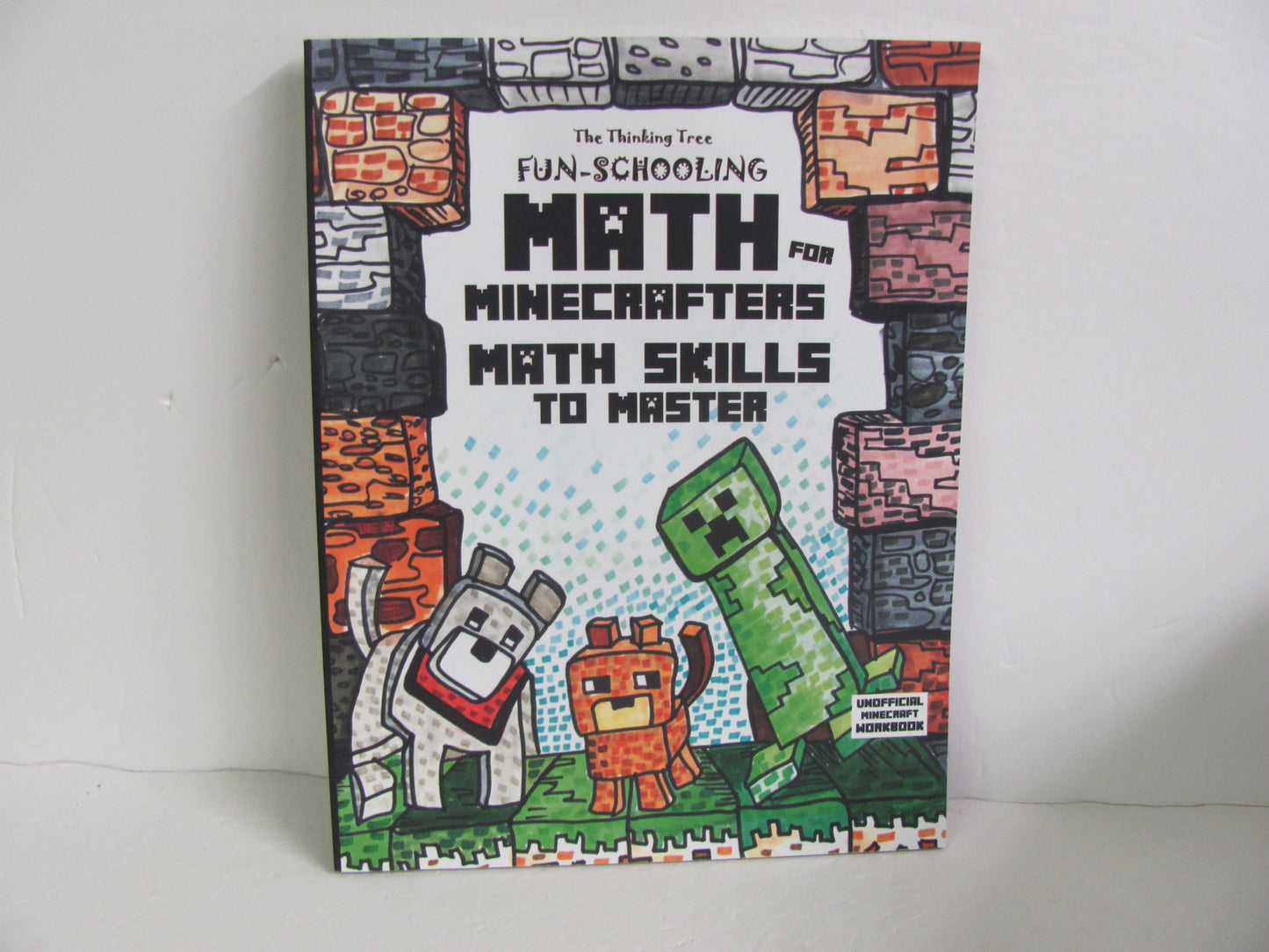 Math Minecrafters Minecraft Workbook Pre-Owned Elementary Computer Books