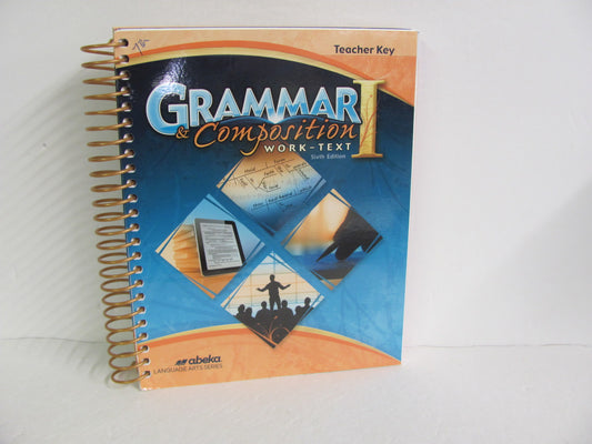 Grammar & Composition 1 Abeka Teacher Key  Pre-Owned Language Textbooks
