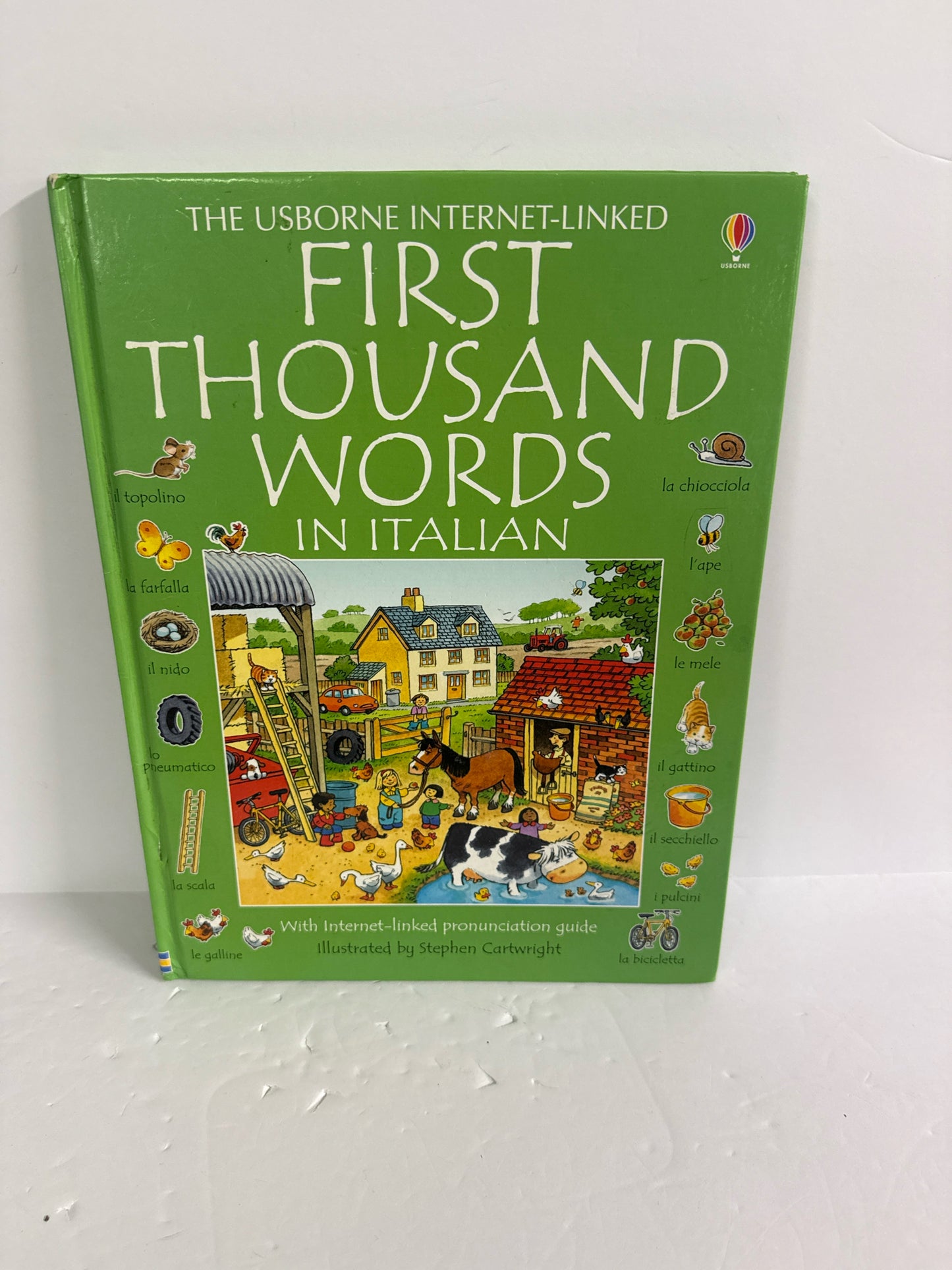 First Thousand Words in Italian Usborne Hardback Books