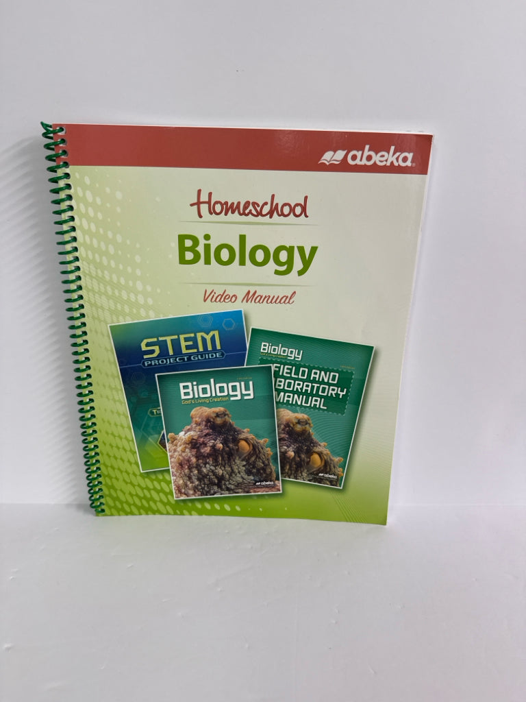 Biology Abeka Video Manual- Pre-Owned 10th Grade Educator Resources