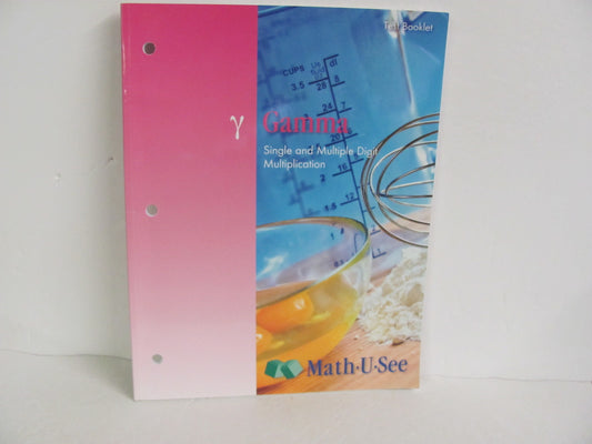 Gamma Math U See Tests  Pre-Owned Demme Elementary Mathematics Textbooks