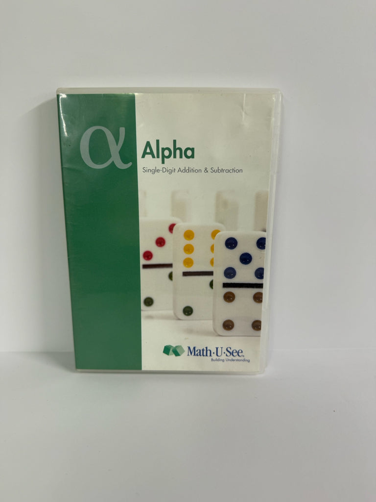 Alpha Math U See DVD Pre-Owned Demme Elementary Mathematics Textbooks