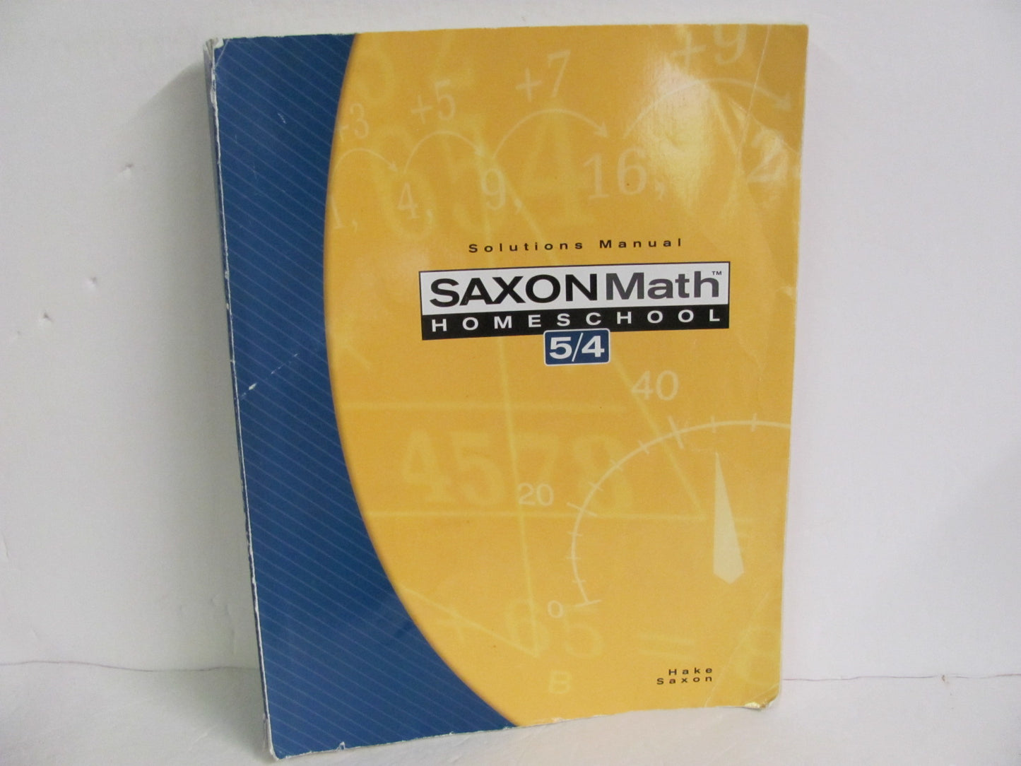 Math 54 Saxon Solutions Pre-Owned 4th Grade Mathematics Textbooks