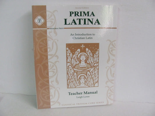 Prima Latina Memoria Press Teacher Manual  Pre-Owned Elementary Latin Books