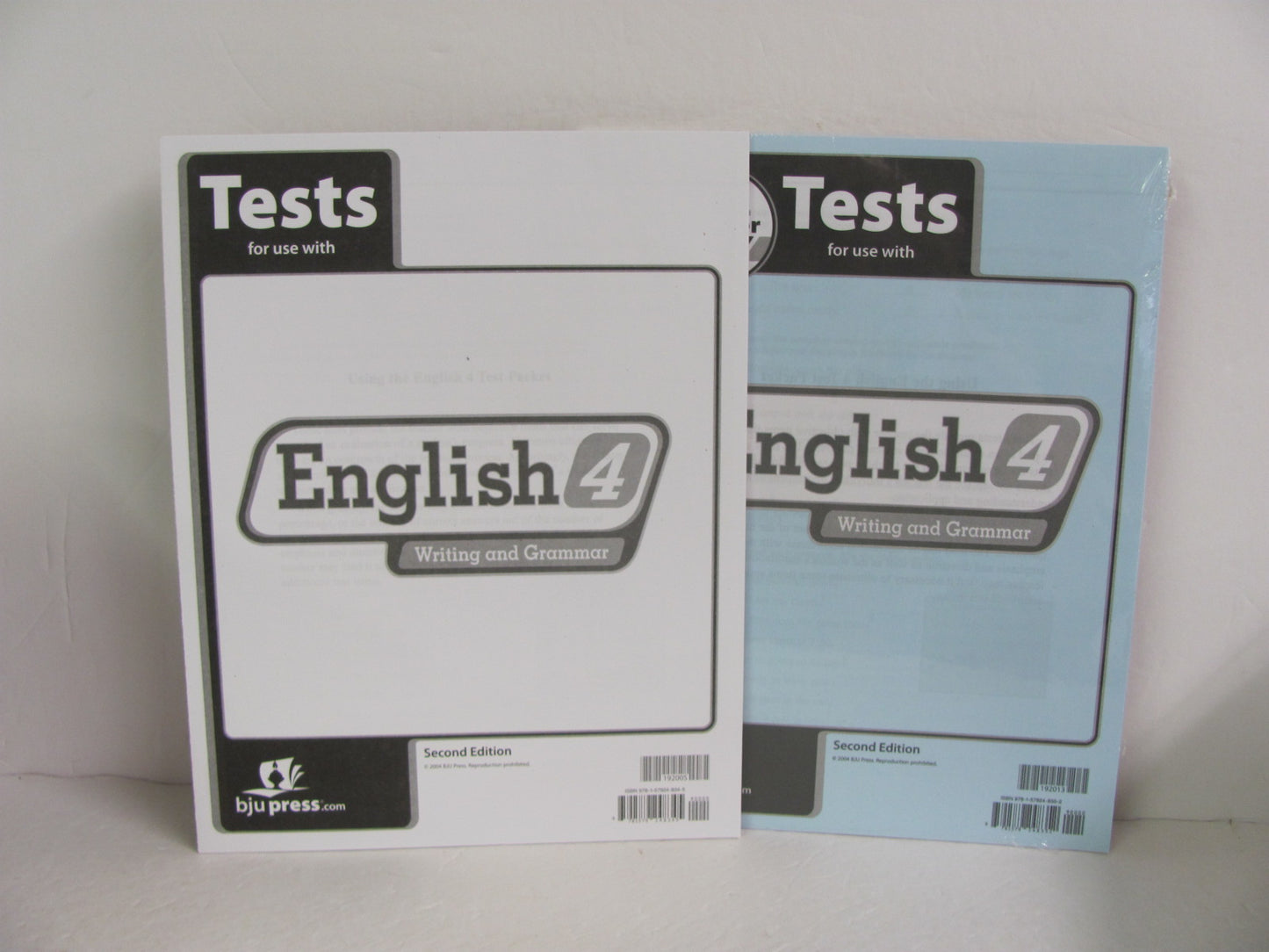 English 4 BJU Press Tests Pre-Owned 4th Grade Language Textbooks