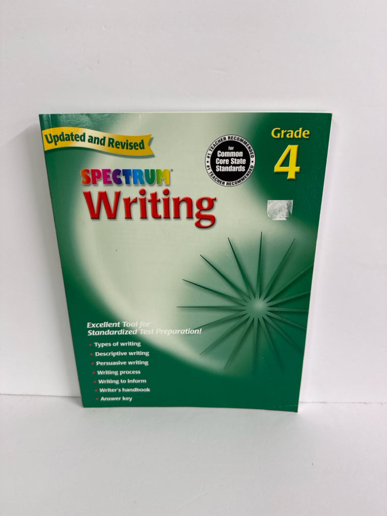Spectrum Writing Carson Dellosa Student Book Pre-Owned Language Textbooks