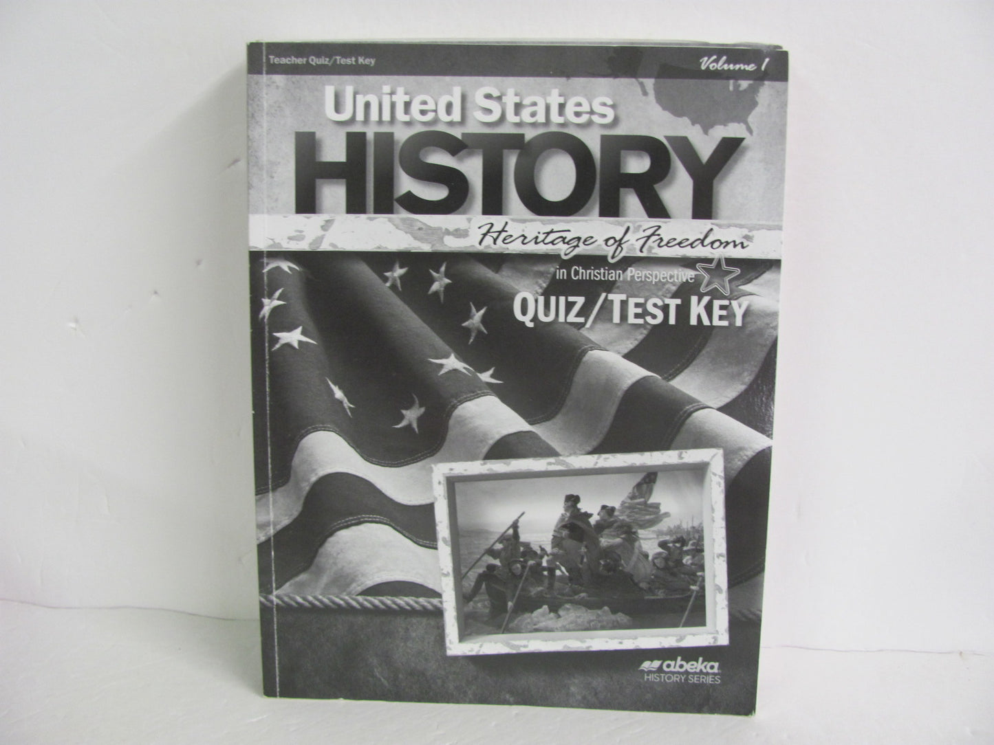 United States History Vol 1 Abeka Quiz/Test Key Pre-Owned History Textbooks