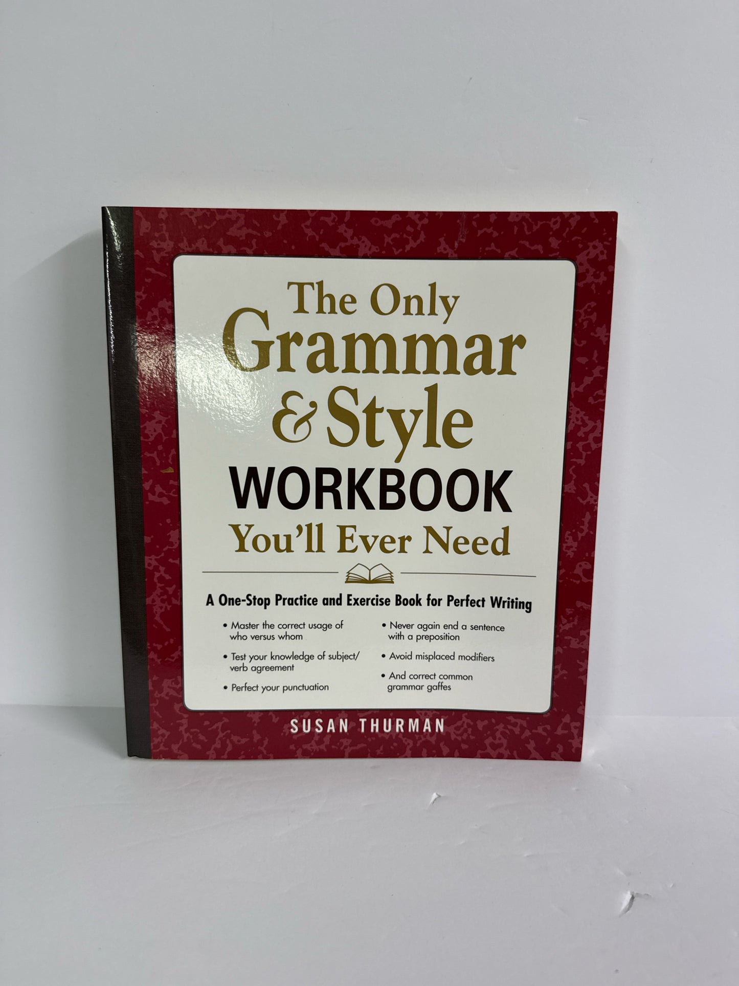 The Only Grammar Book You'll Ever N Adams Media Susan Thurman Grammar Books