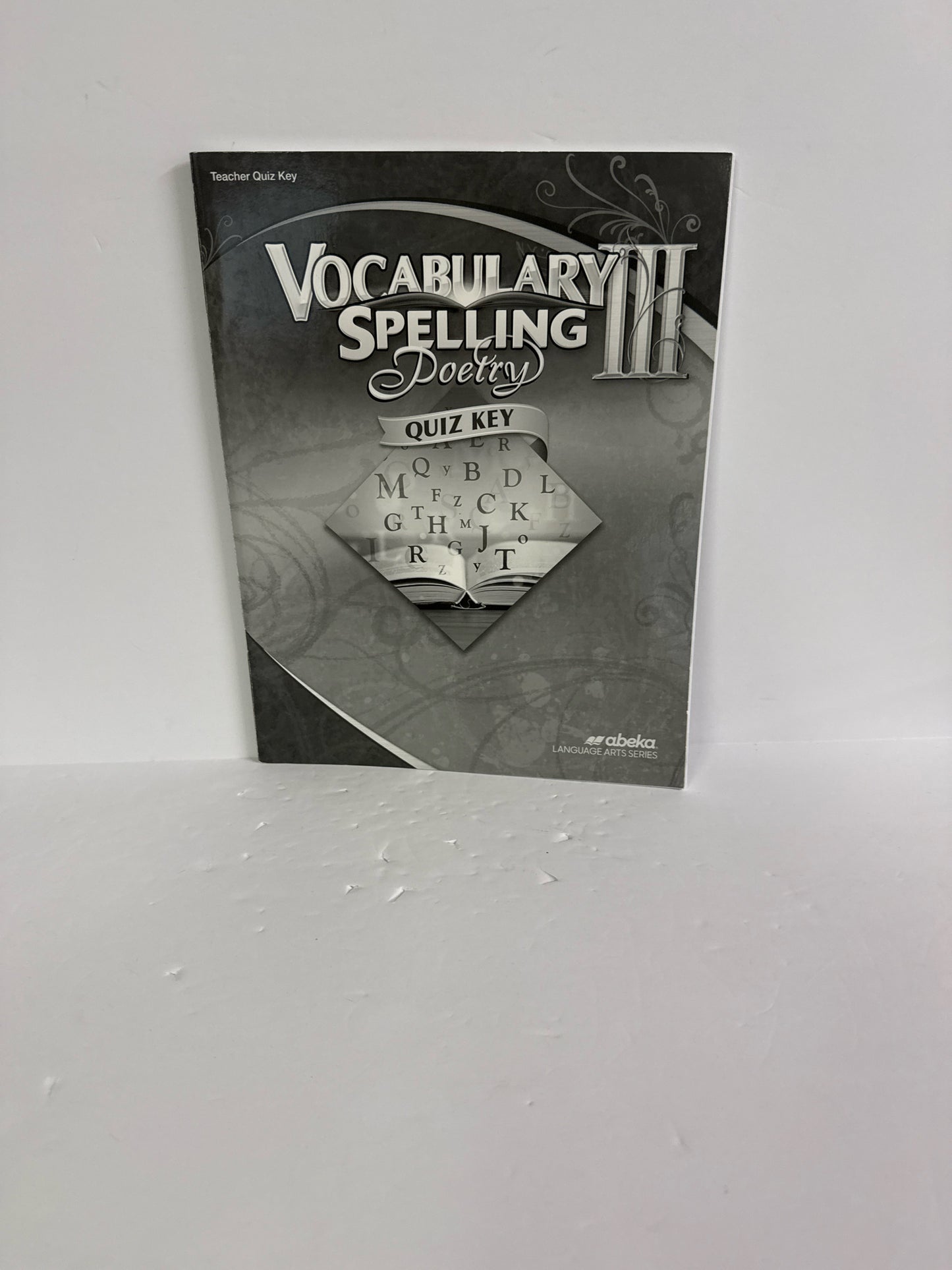 Vocabulary Spelling Poetry III Abeka Quiz Key Pre-Owned Language Textbooks