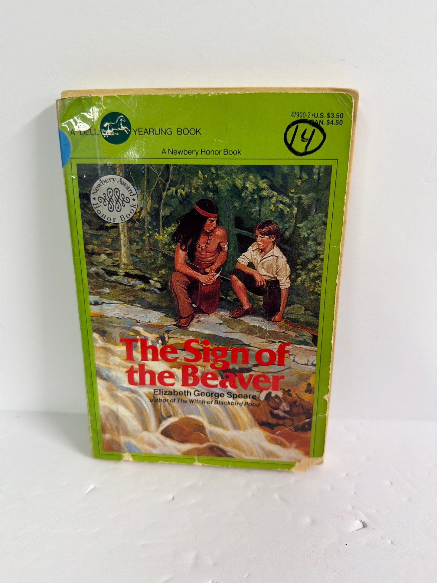 The Sign of the Beaver Dell Yearling Pre-Owned Spears Fiction Books