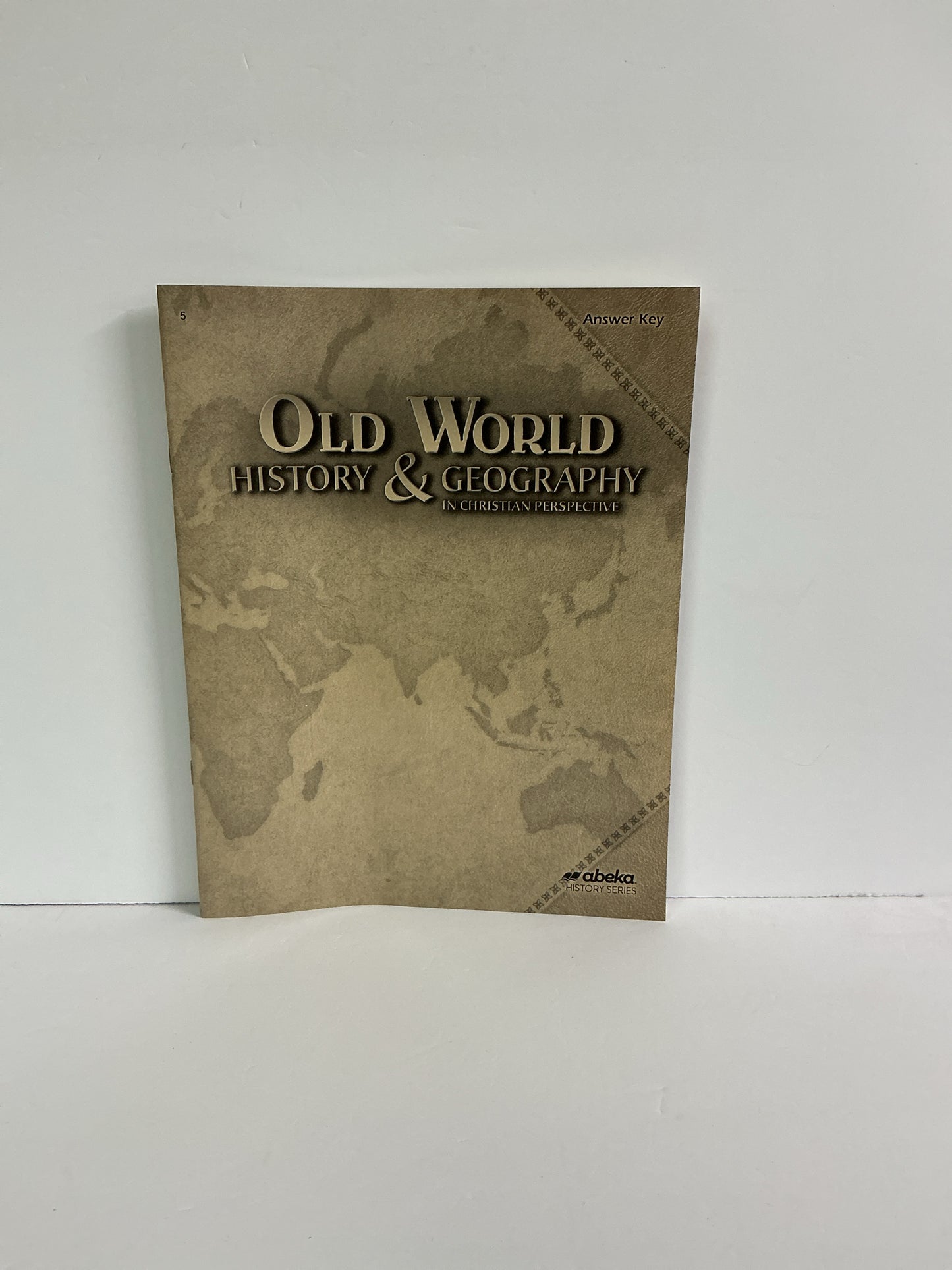 Old World History & Geography Abeka Answer Key Pre-Owned History Textbooks