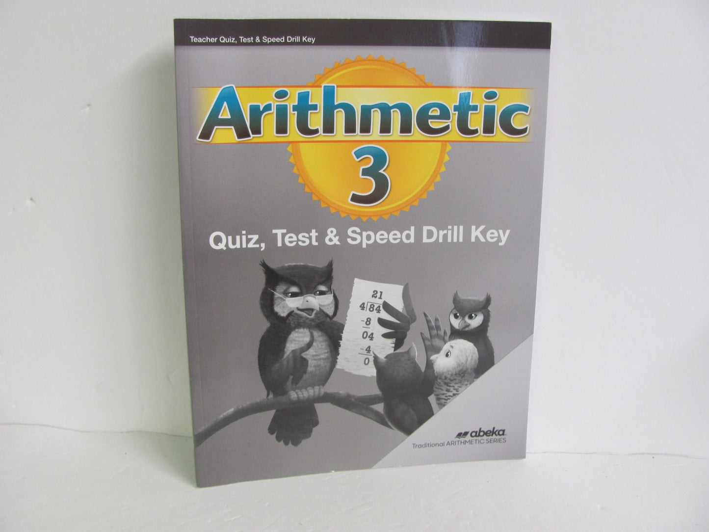 Arithmetic 3 Abeka Quiz/Test Key Pre-Owned 3rd Grade Mathematics Textbooks