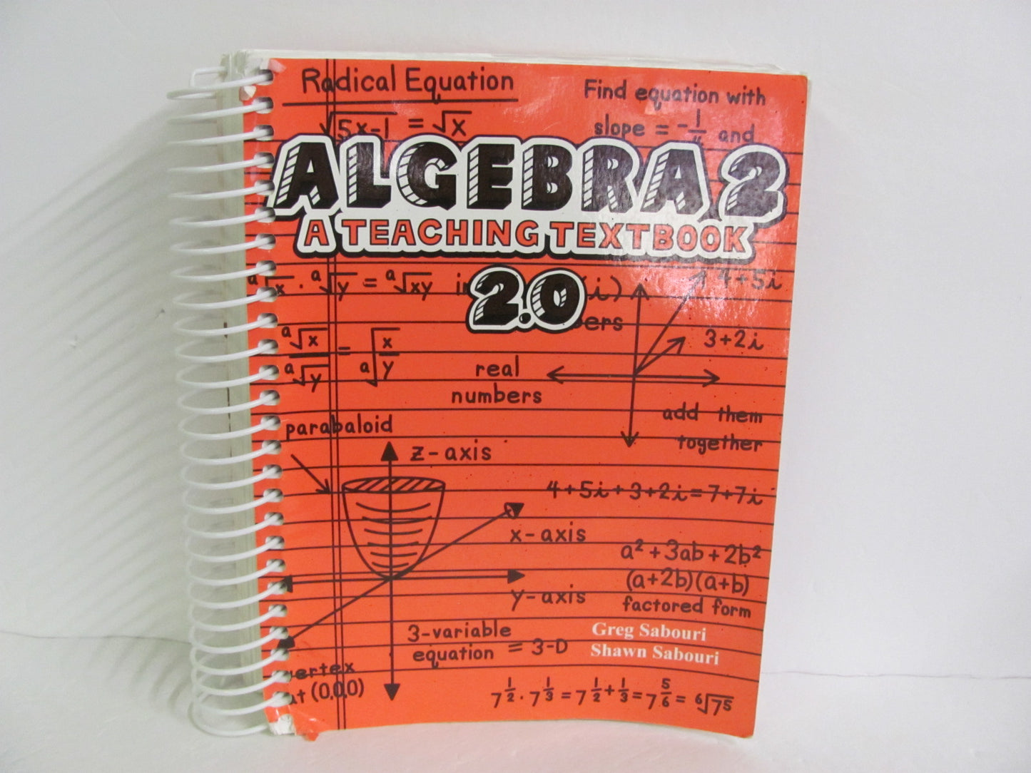 Algebra 2 2.0 Teaching Textbook Student Book Pre-Owned Mathematics Textbooks