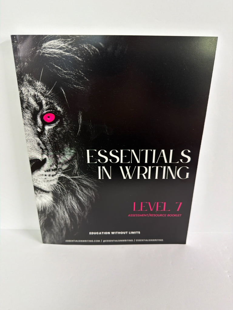 Essentials in Writing Level 7 EIW 7th Grade Language Textbooks