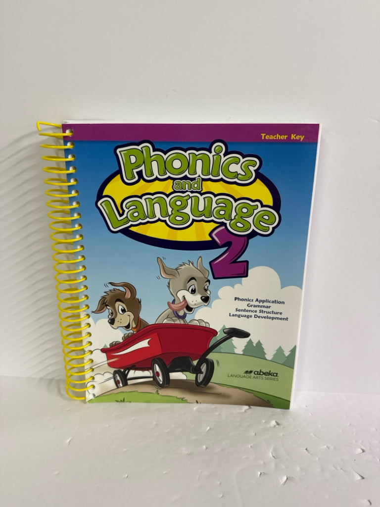 Phonics and Language 2 Abeka Teacher Key Pre-Owned 2nd Grade Language Textbooks